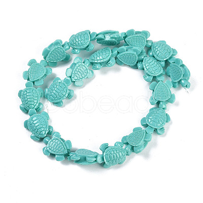 Synthetic Coral Carved Beads Strands CORA-L020-E-13-1