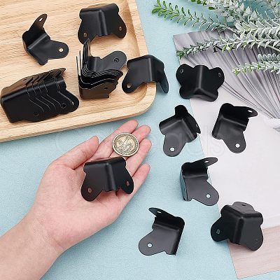 CHGCRAFT 24Pcs 2 Style Iron Corner Protector AJEW-CA0001-72-1