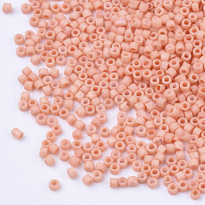 Baking Paint Cylinder Seed Beads SEED-Q036-02A-D15-1