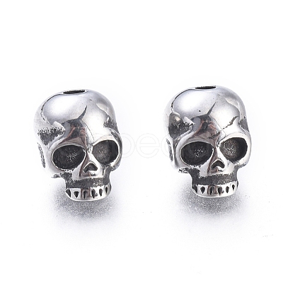 Halloween 304 Stainless Steel Beads STAS-M274-099AS-1