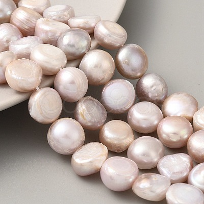 Natural Cultured Freshwater Pearl Beads Strands PEAR-A006-13D-1