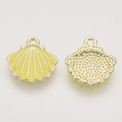 Alloy Enamel Charms ENAM-N051-08B-1