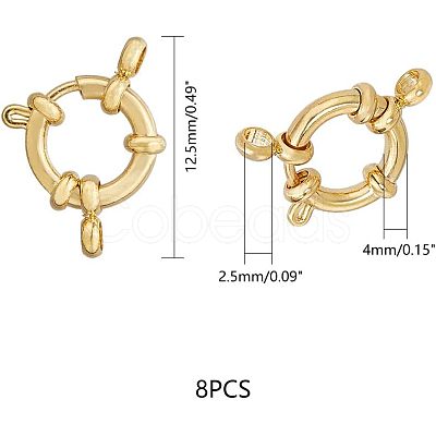 Unicraftale 304 Stainless Steel Spring Ring Clasps STAS-UN0002-62B-1