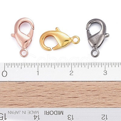 Brass Lobster Claw Clasps X-KK-902-M-1