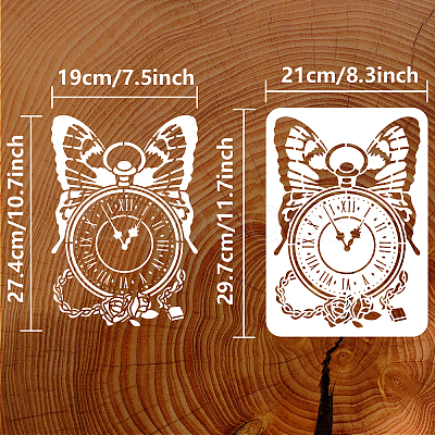 Plastic Drawing Painting Stencils Templates DIY-WH0396-506-1