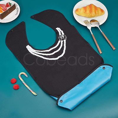 Polyester Adult Bibs for Eating AJEW-WH0020-62D-1