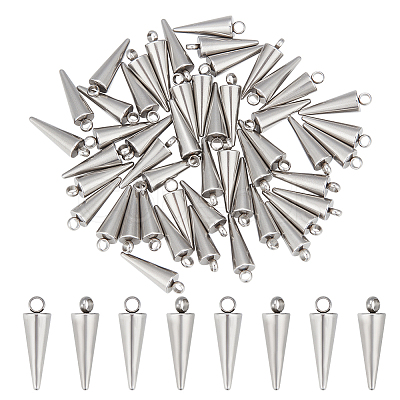 Unicraftale 50Pcs 303 Stainless Steel Charms STAS-UN0048-60-1