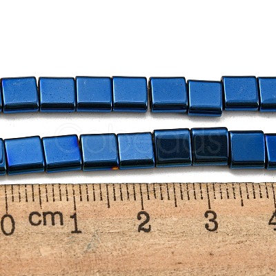 Electroplated Non-magnetic Synthetic Hematite Beads Strands G-C106-A02-14-1