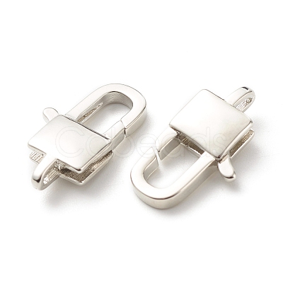 Eco-Friendly Brass Lobster Claw Clasps KK-G405-08P-RS-1