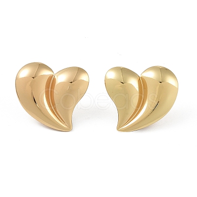 304 Stainless Steel Studs Earrings EJEW-K278-11A-G-1