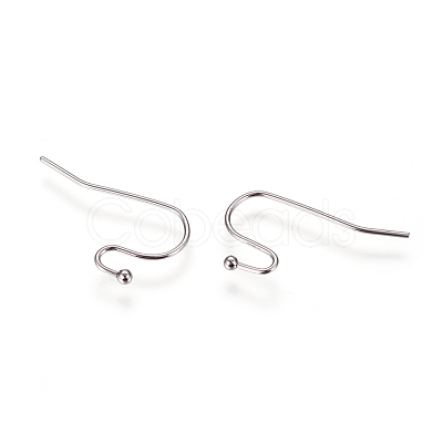 Tarnish Resistant 316 Surgical Stainless Steel Earring Hooks STAS-F216-02P-1