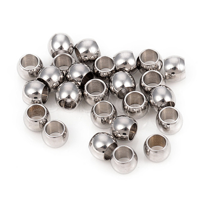 Non-Tarnish 201 Stainless Steel Spacer Beads STAS-L244-24B-P-1