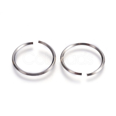 Tarnish Resistant 304 Stainless Steel Open Jump Rings STAS-P212-23P-03-1