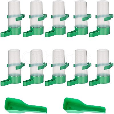 No Drip Small Animal Water Bottle and Plastic Pet Food Scoops AJEW-GA0002-02S-1