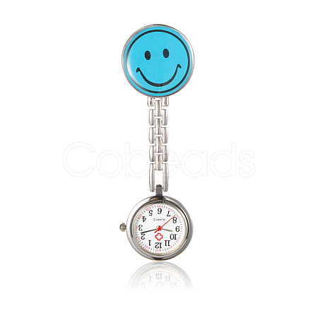 Alloy Smile Nurse Table Pocket Watches WACH-N007-03F-1