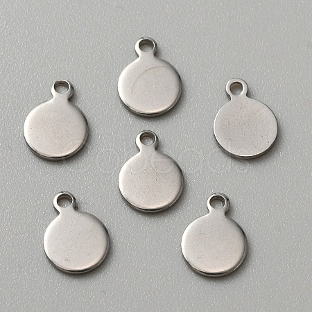 304 Stainless Steel Blank Charms STAS-WH0022-89C-P-1