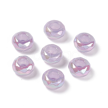 Opaque Acrylic Beads OACR-C008-03B-1