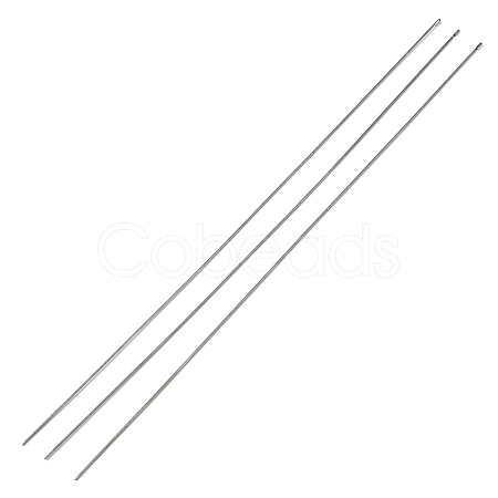 Steel Beading Needles with Hook for Bead Spinner TOOL-C009-01A-07-1