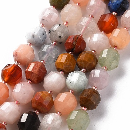 Mixed Gemstone Beads Strands X-G-S362-094C-1