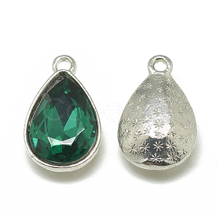 Alloy Glass Pendants PALLOY-T028-10x14mm-15-1