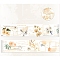 Washi Tape Dreamy Ink Series, DIY Scrapbook Decorative Adhesive Tapes, Lemon Chiffon, 40mm