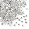 Glass Flat Back Rhinestone, Grade A, Back Plated, Faceted, Half Round, Crystal, SS8, 2.3~2.4mm, 1440pcs/bag