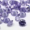 Cubic Zirconia Cabochons, Grade A, Faceted, Diamond, Lilac, 2.5x1.7mm