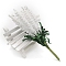 Plastic Artificial Lavender, for Wedding Christmas Decoration, DIY Craft Home Decor Wreath Scrapbooking, White, 140mm