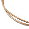 Triple Spiral Shell Beaded Bracelet with Tortoise Charm BJEW-JB07547-02-5