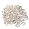 UV Plating Luminous Transparent Acrylic Beads OACR-P010-08E-3