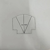 Acrylic Scallops Zip Pouch bag Template PW22080499692-1
