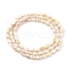 Electroplate Opaque Solid Color Glass Beads Strands X-EGLA-G036-B-FR03-2