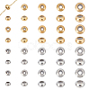 Unicraftale 40Pcs 10 Style Stainless Steel Beads STAS-UN0049-81-1