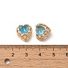 Rack Plating Brass Micro Pave Cubic Zirconia Beads KK-S399-08G-C-3