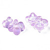 Transparent Acrylic Beads X-OACR-S028-144-3