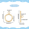 Unicraftale 12Pcs 304 Stainless Steel Toggle Clasps STAS-UN0050-81-4