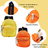   6Pcs 6 Style Casual Mini Cloth Doll Backpack AJEW-PH0004-15-4
