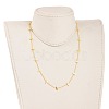 Brass Twisted Chain Curb Chain Necklaces NJEW-JN03092-03-4