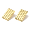 Brass Stud Earrings EJEW-R162-13G-1