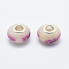 Handmade Polymer Clay European Beads CLAY-K002-A26-2