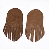 Eco-Friendly Sheepskin Leather Tassel Big Pendants FIND-S301-14D-2