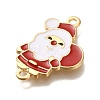 Christmas Alloy Red Enamel Links FIND-I040-02A-2