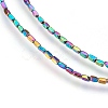 Electroplate Non-magnetic Synthetic Hematite Beads Strands G-I208-21-C-2