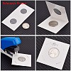 Cardboard Staple Type Coin Mylar Flip Holder Cover Case AJEW-WH0052-06D-2