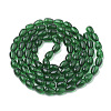 Baking Paint Glass Beads Strands GLAA-S175-01D-2