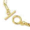 Golden Brass Charm Bracelets BJEW-JB10021-01-4
