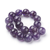 Natural Amethyst Beads Strands G-G099-10mm-1-2