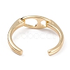 Brass Cuff Rings RJEW-B034-01G-2