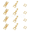 SUPERFINDINGS 12Pcs Eco-Friendly Brass Watch Band Clasps KK-FH0007-18-1
