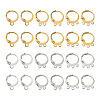 PandaHall Jewelry 180Pcs 6 Style Brass Leverback Earring Findings KK-PJ0001-19-9